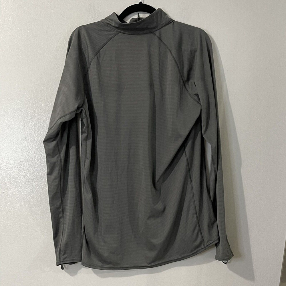 PATAGONIA Pullover Women’s Large Gray Capilene Base Layer Zip Outdoors Nature - Picture 4 of 6